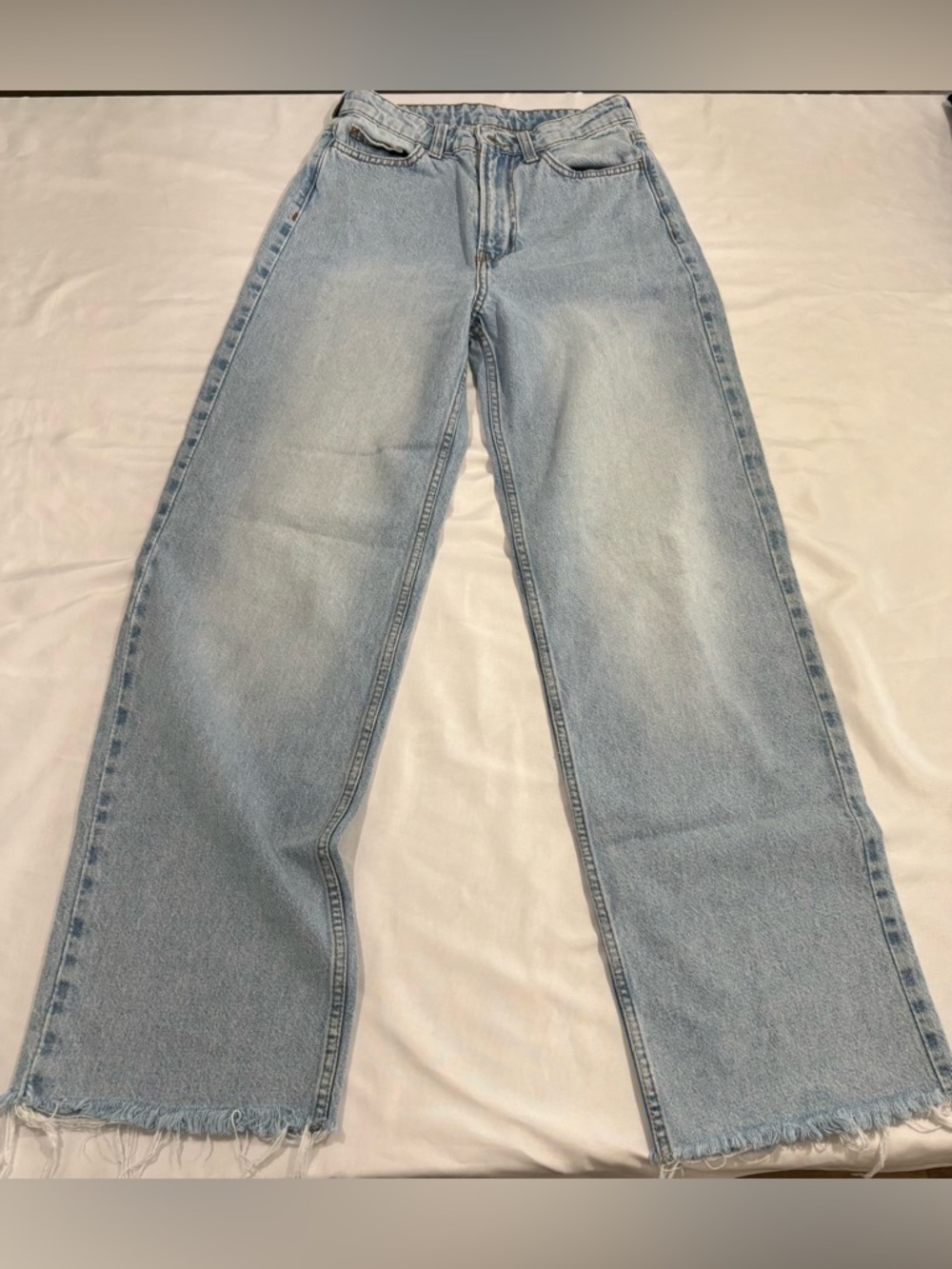 &Denim Women’s Ultra High Waist Wide Leg Jeans
